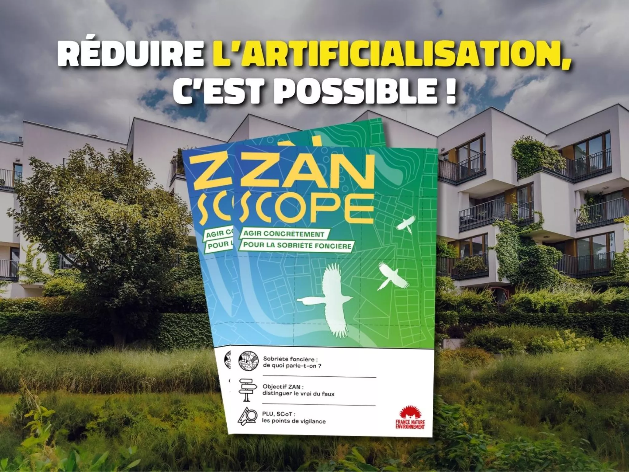 Réduire l'artificialisation, c'est possible : découvrez le ZANscope